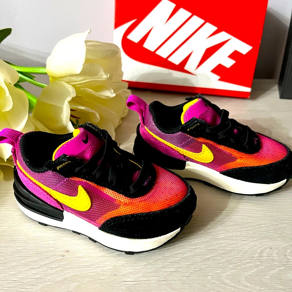 Colorful trendy Nike sneakers for toddlers